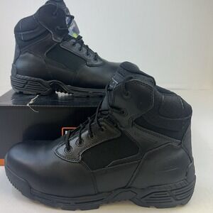 Magnum Stealth Force 6.0 Boots Men's Size 14 Black Waterproof Leather Tactical